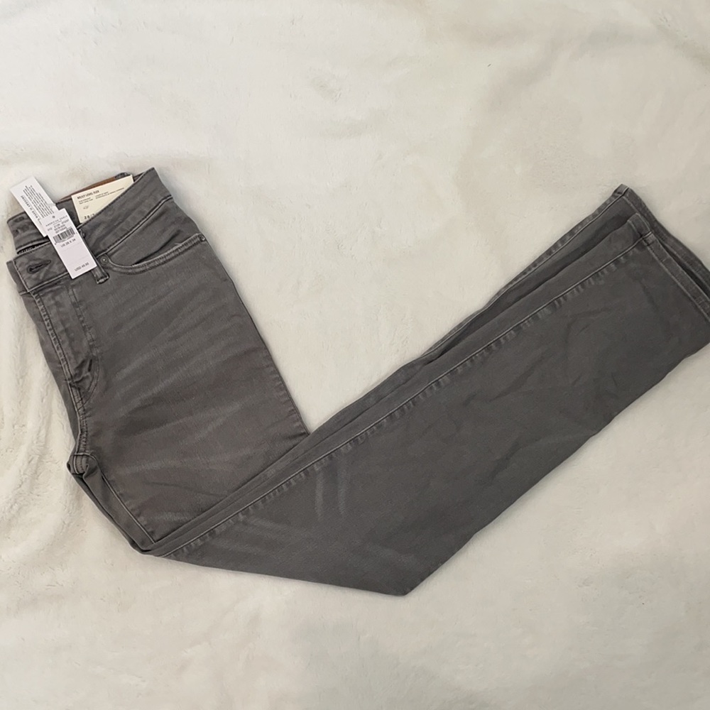 American Eagle Men’s Size 28/34 Gray Slim Straight Pants/Jeans - Picture 2 of 3